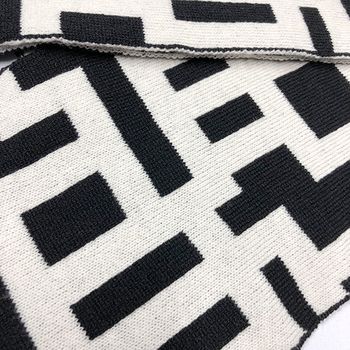 布袋寅泰 HOTEI x OTA KNITファインウール G柄マフラー 布袋寅泰HOTEI