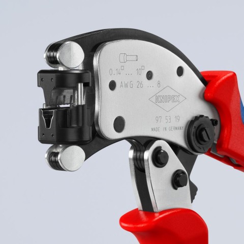 KNIPEX Twistor® T Self-Adjusting Crimping Pliers for Wire Ferrules