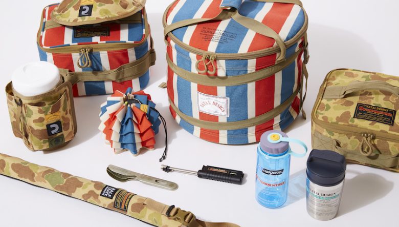 ネイタルデザインのオーバーオールが、スペシャルボーダー柄に変身