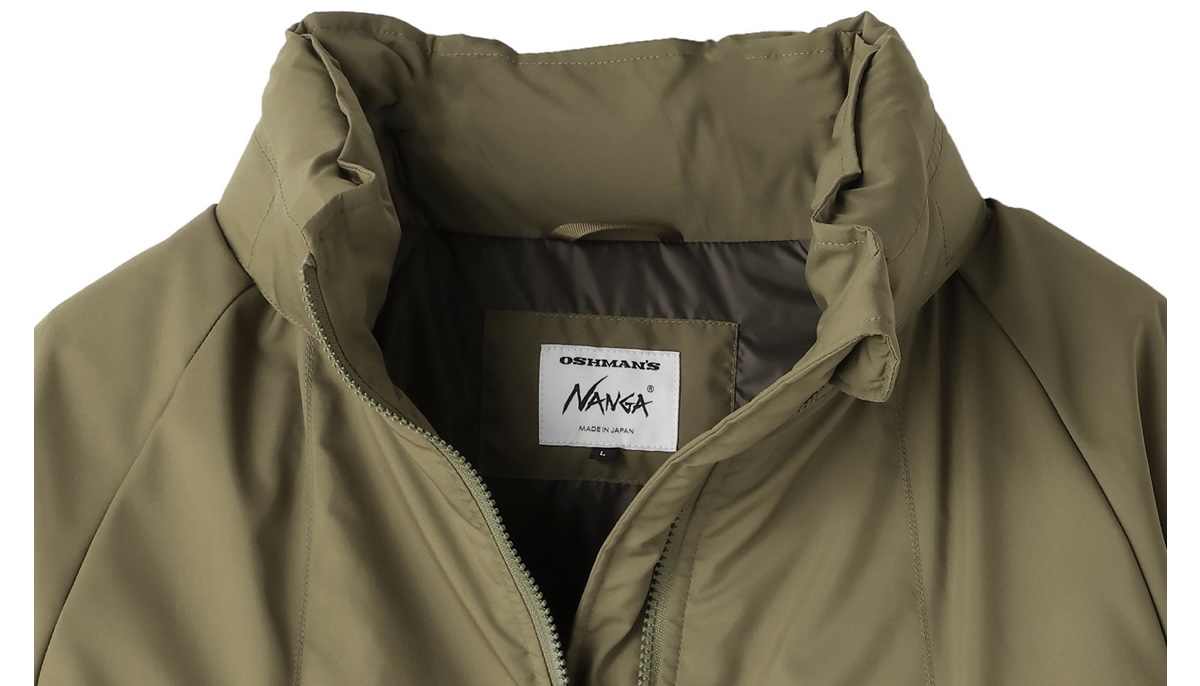 ダウン封入で保温力最強⁉︎ ナンガ×オッシュマンズのタッグで作り上げ