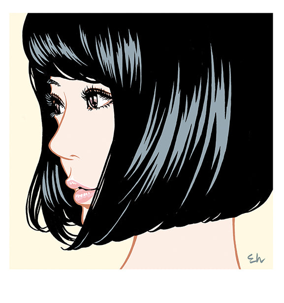 江口寿史版画『彼女2』 – FREESTYLE