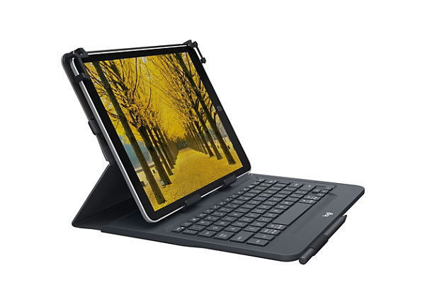 Logitech Universal Folio for 9-10 inch Tablets - keyboard and