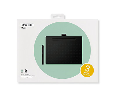 Wacom Intuos Bluetooth Pen Tablet Medium Pistachio Green