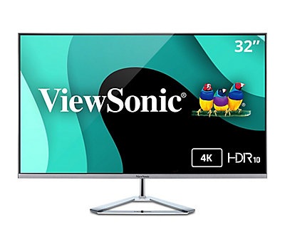 ViewSonic VX3276-4K-MHD - 4K UHD Monitor with Ultra-Thin Bezels