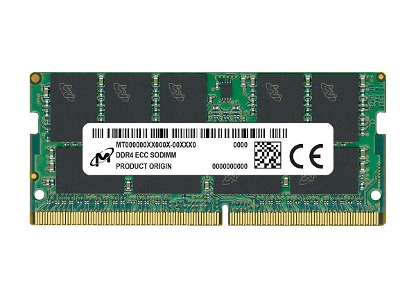 Micron - DDR4 - module - 16 GB - SO-DIMM 260-pin - 3200 MHz / PC4