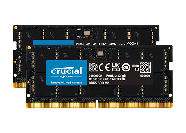 Crucial - DDR5 - kit - 64 GB: 2 x 32 GB - SO-DIMM 262-pin - 2800