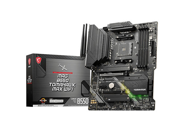 MSI MAG B550 TOMAHAWK MAX WIFI Desktop Motherboard - AMD B550