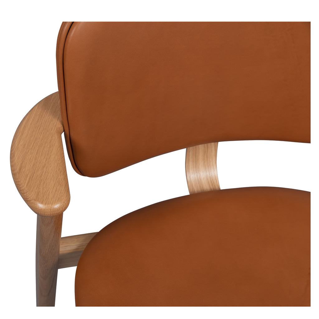 ドムス チェア ナチュラル オーク ウォルナット レザー – Artek Tokyo