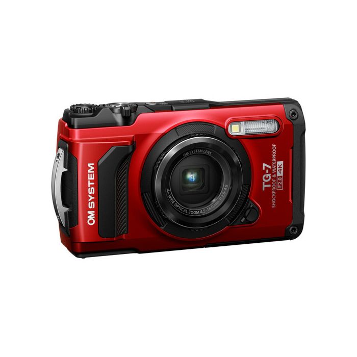 Olympus OM System Tough TG-7 Digital Camera - Red | Woodland Hills