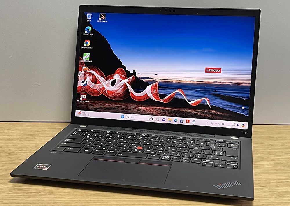 ThinkPad T14s Gen 4 AMD レビュー、実機の使用感。Ryzen 7 PRO 7840U
