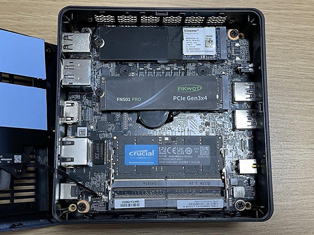 MINISFORUM UM760 Slim 実機レビュー、Ryzen 5 7640HSを搭載し5万円台