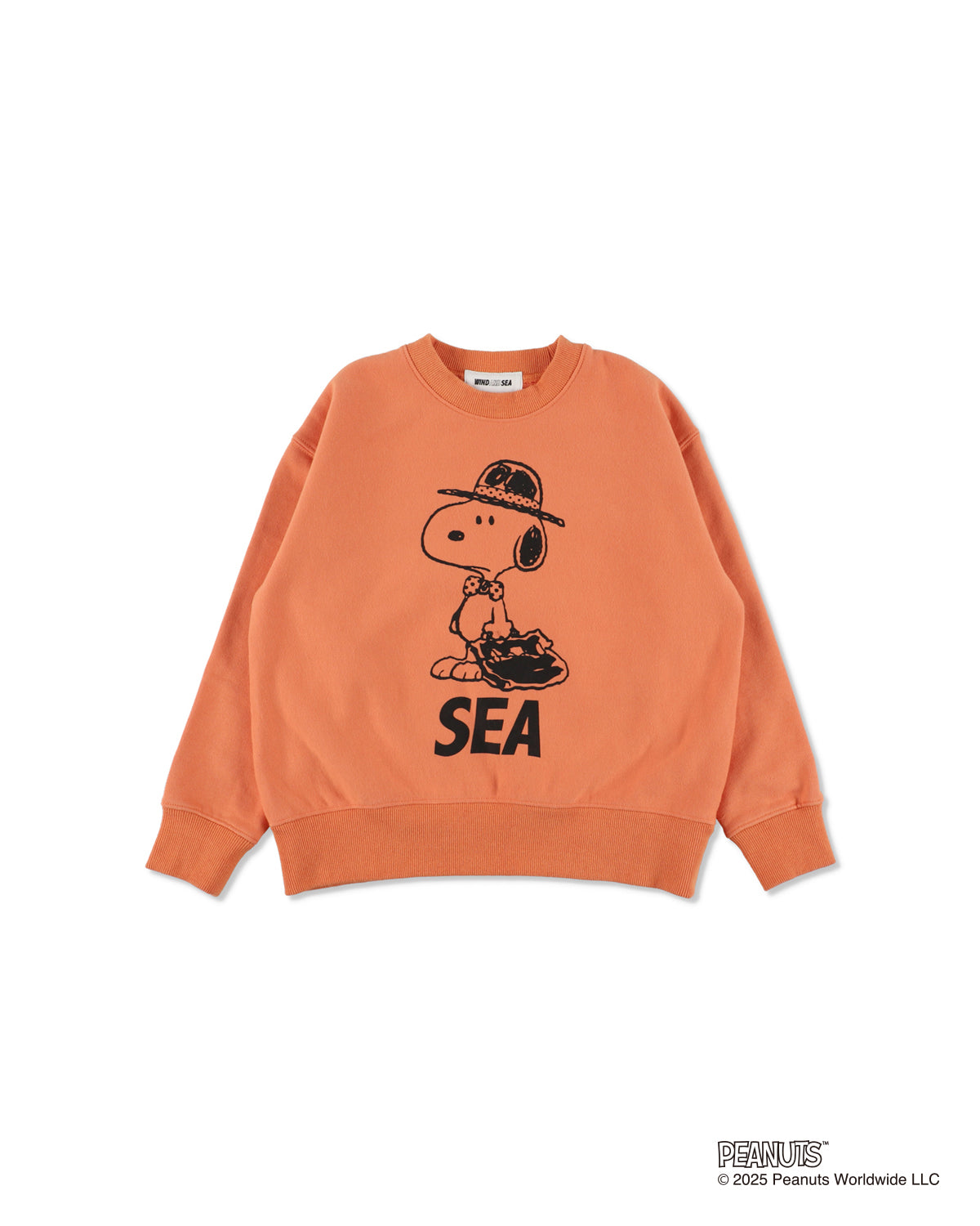 SMOOTHY x WDS Snoopy Washed Kids Crewneck Sweatshirt – WIND AND SEA