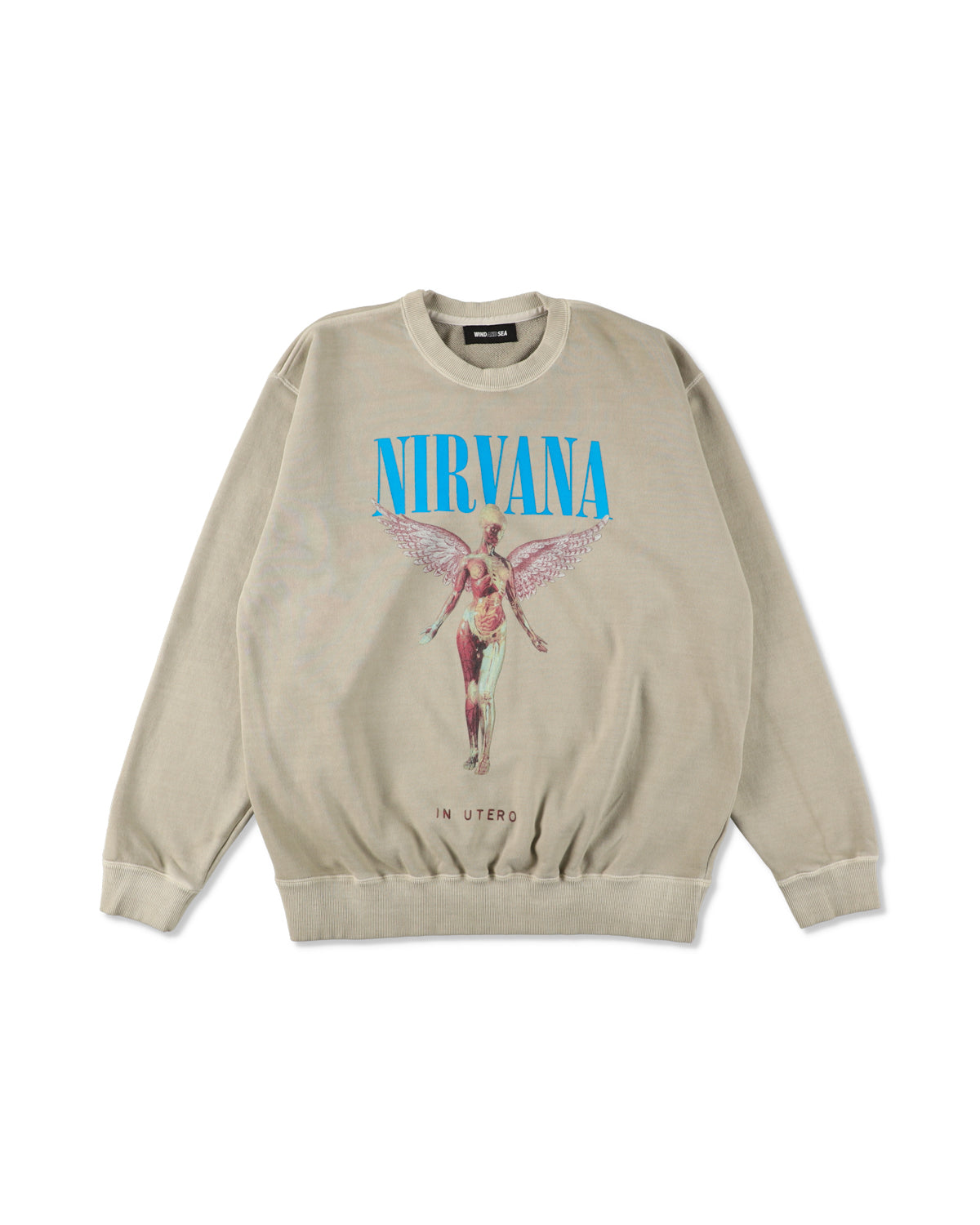 NIRVANA IN UTERO CREW NECK SWEAT – WIND AND SEA