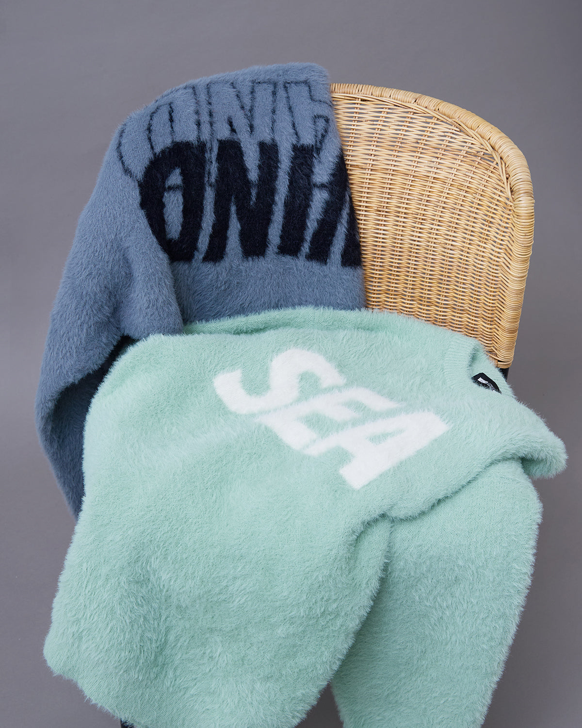 Shaggy BIGSEA Knit Sweater – WIND AND SEA