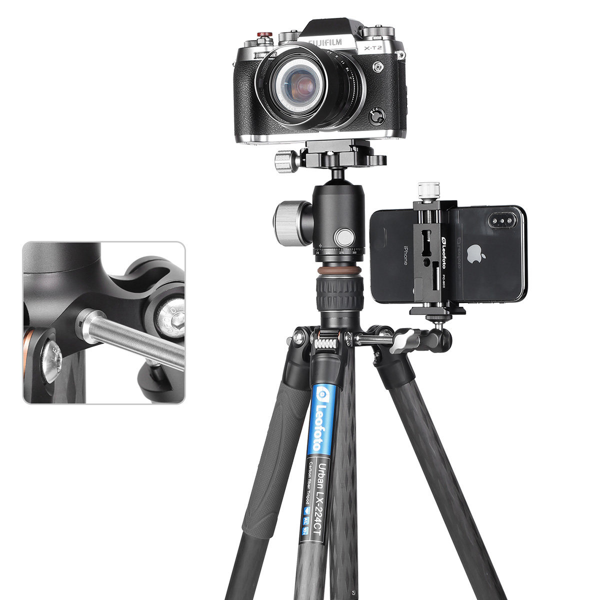 LX-224CT+XB-32Q アーバンシリーズ三脚 自由雲台セット Leofoto | 株式