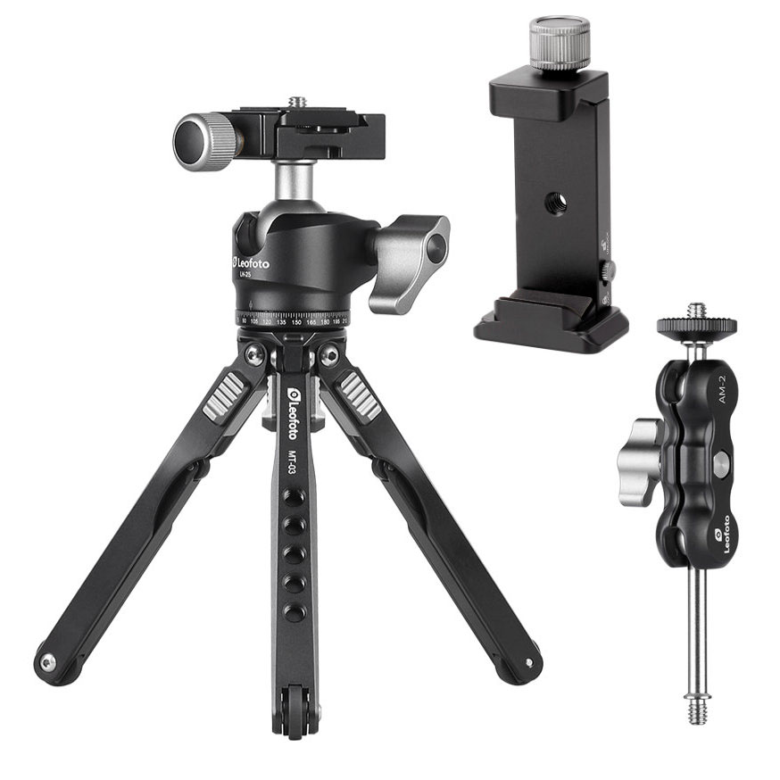 MT-03+LH-25+AM-2+PC-90II アルミミニ三脚セット Leofoto | 株式会社