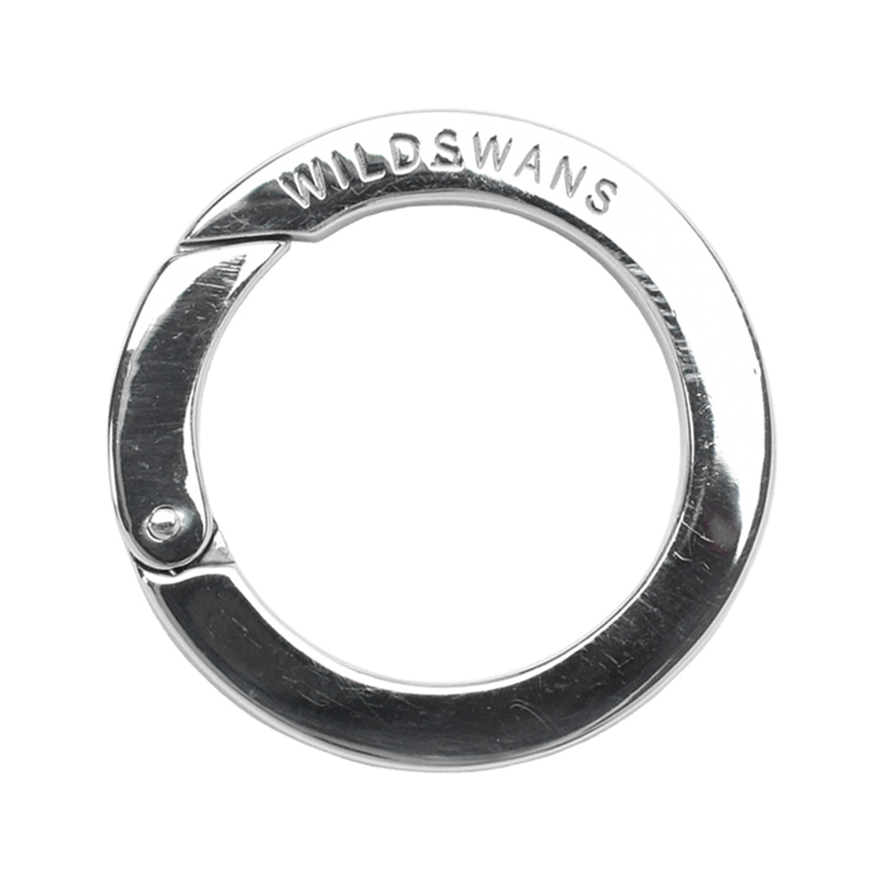 キーリング《カラビナM》サージカルステンレス｜WILDSWANS(ワイルド