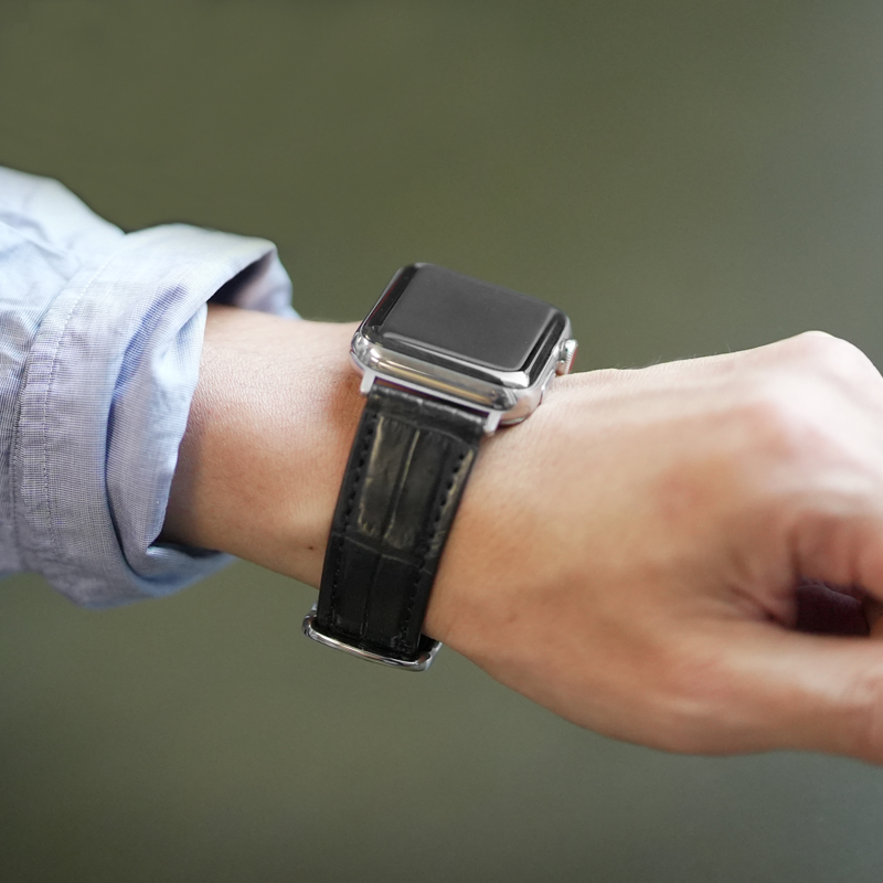 時計ベルト《アップルウォッチバンド》クロコダイル｜WILDSWANS