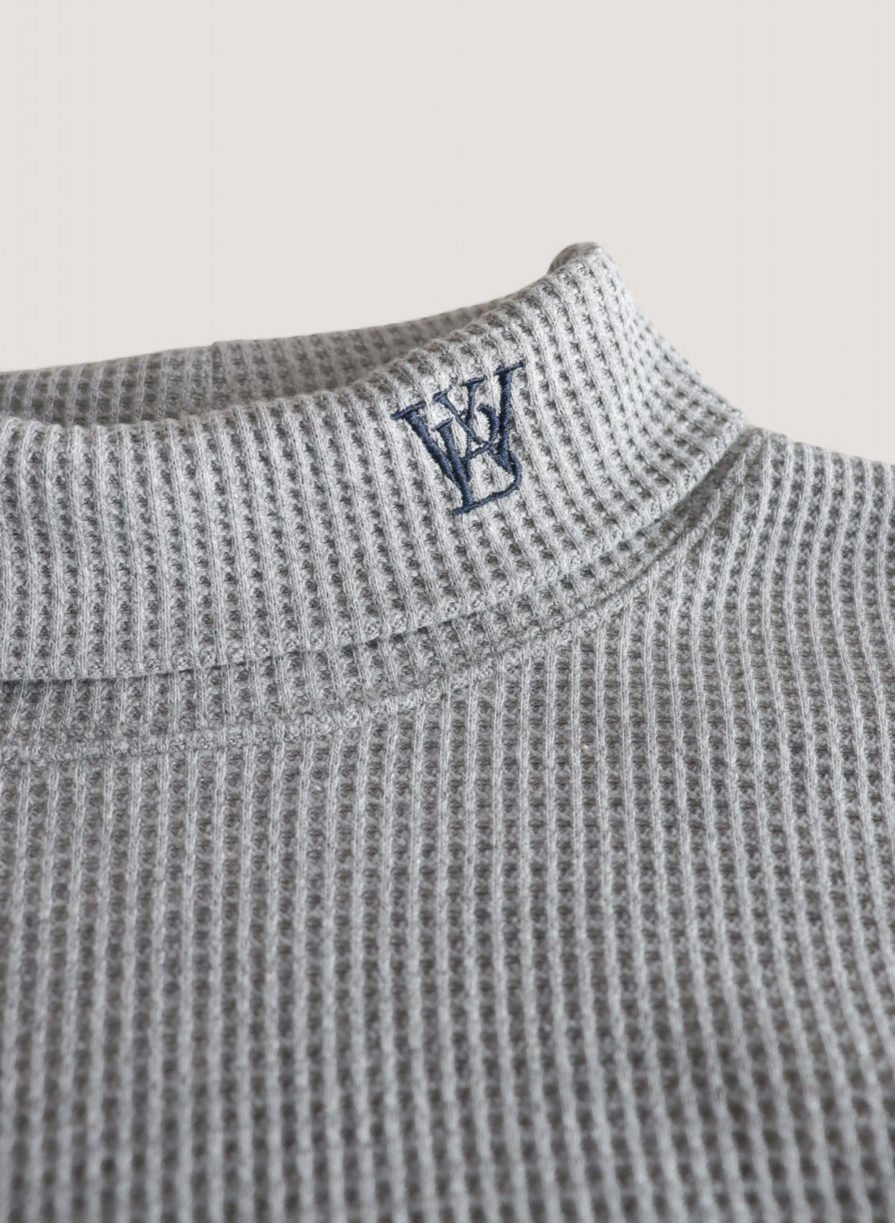 WOODBLOCK THERMAL TURTLE NECK GREY (WB-25AW-010)