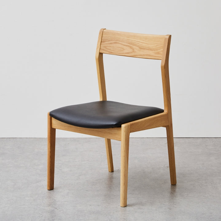 ホワイトオーク無垢材 ダイニングチェア アヴェ 2脚セット – Wooden