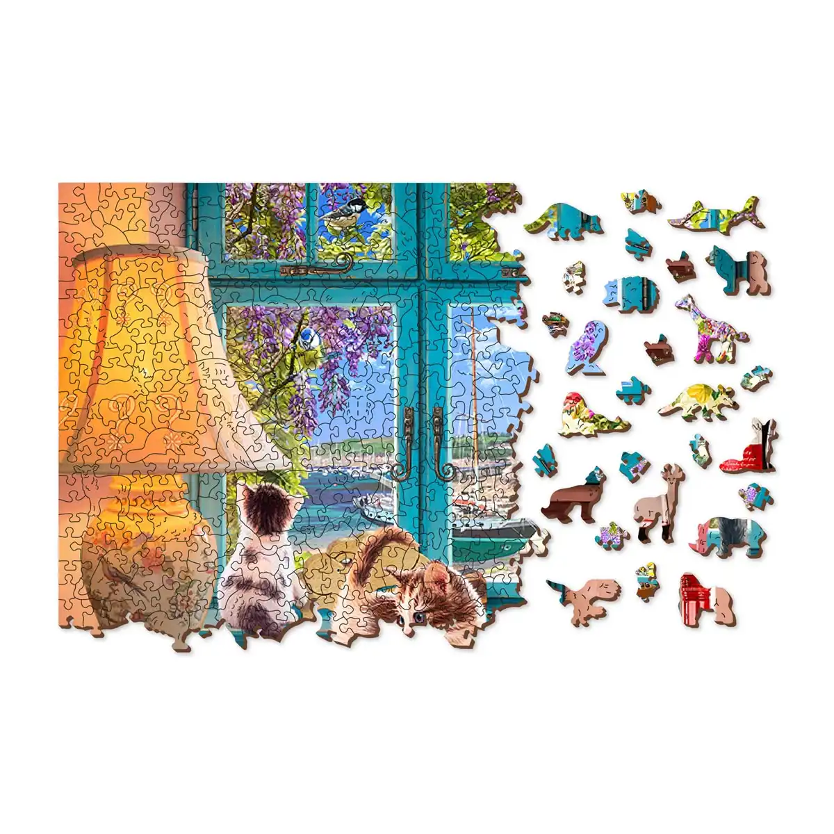 Wooden Puzzle 1000 Puzzler'S Desk | Wooden.City