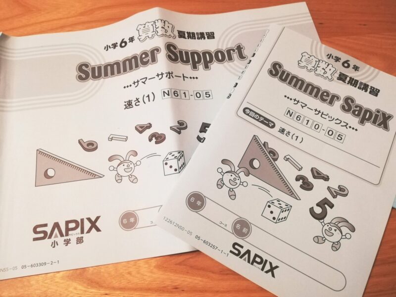 中学受験】夏期講習「算数デイリーチェック」対策(6年/SAPIX) | ポチ