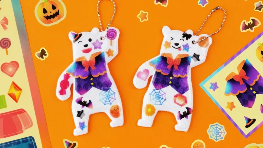 道具いらずで運営ラクラク♪ 『ピカッと！安全キーホルダー ハロウィン