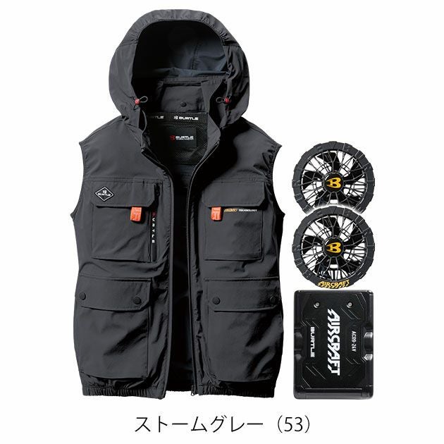BURTLE バートル 空調作業服 作業着 エアークラフトACベスト