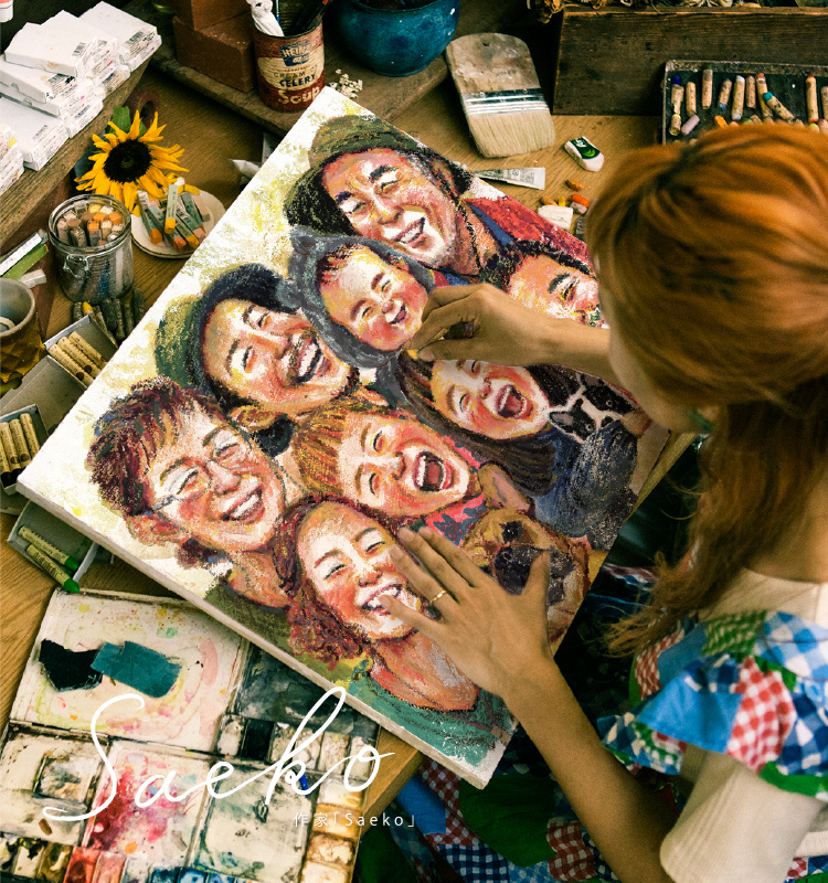 似顔絵作家：Saeko -with-|似顔絵ウェルカムボードのWORLD1（ワールド