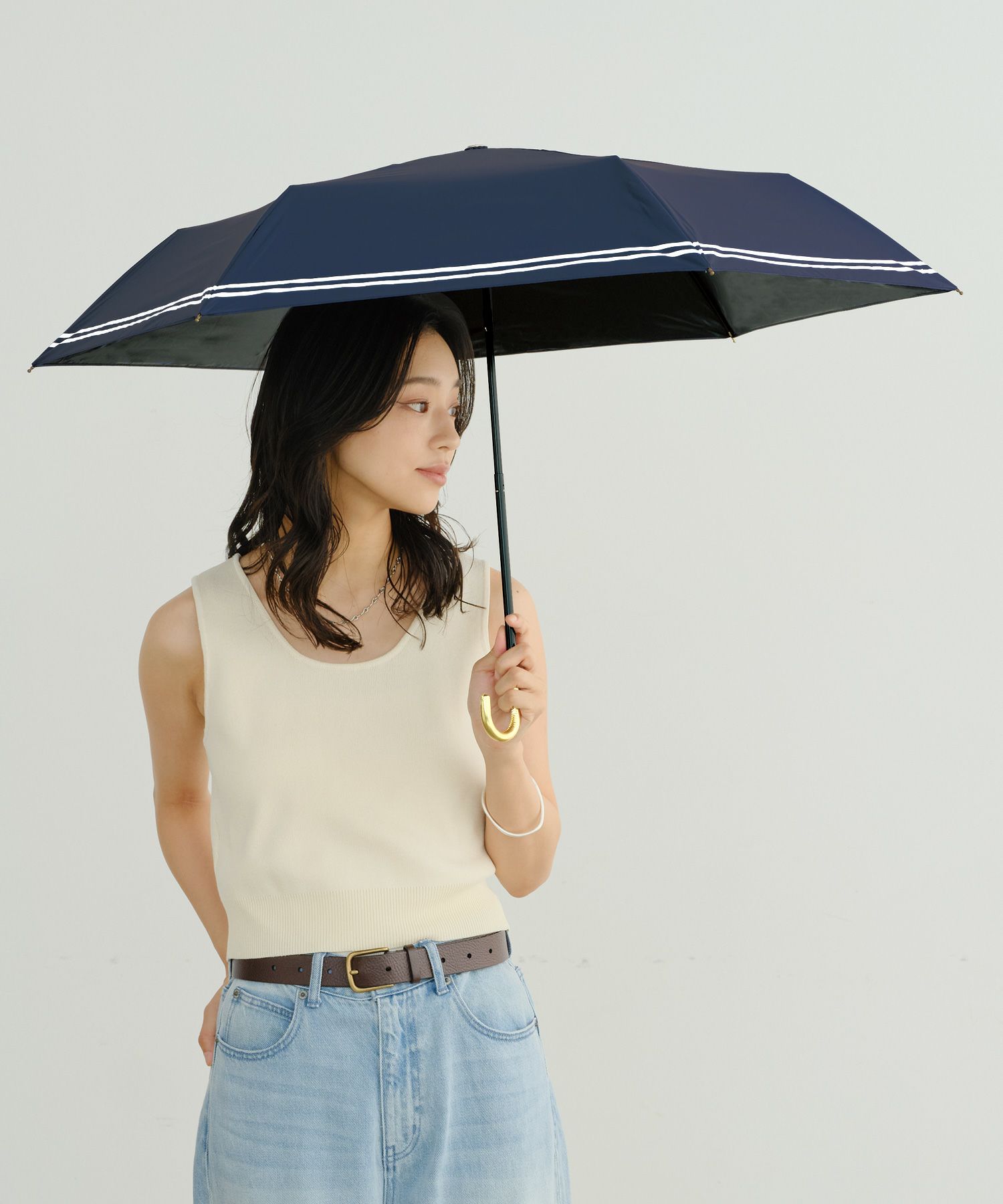 遮光セーラー ミニ Wpc. ギフト対象 日傘 折りたたみ 晴雨兼用