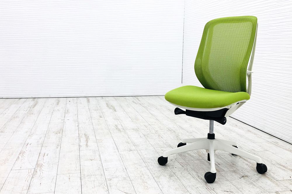 ahオカムラコーラルライムグリーン2018年 エクストラハイバック 中古