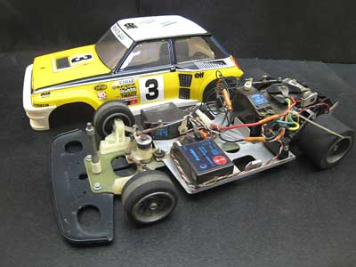 タミヤラジコン ルノーサンク5 ビンテージ レトロ 当時物シャーシ 希少