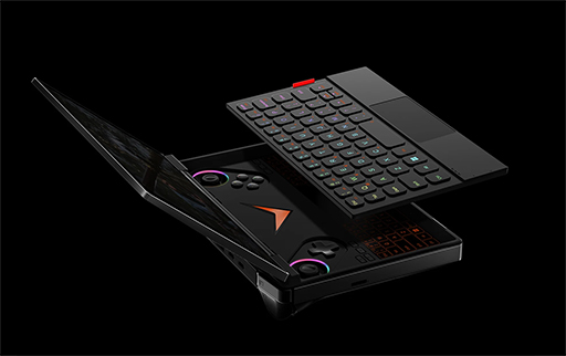 着脱式キーボードを搭載した携帯型ゲームPC「OneXPlayer G1」の