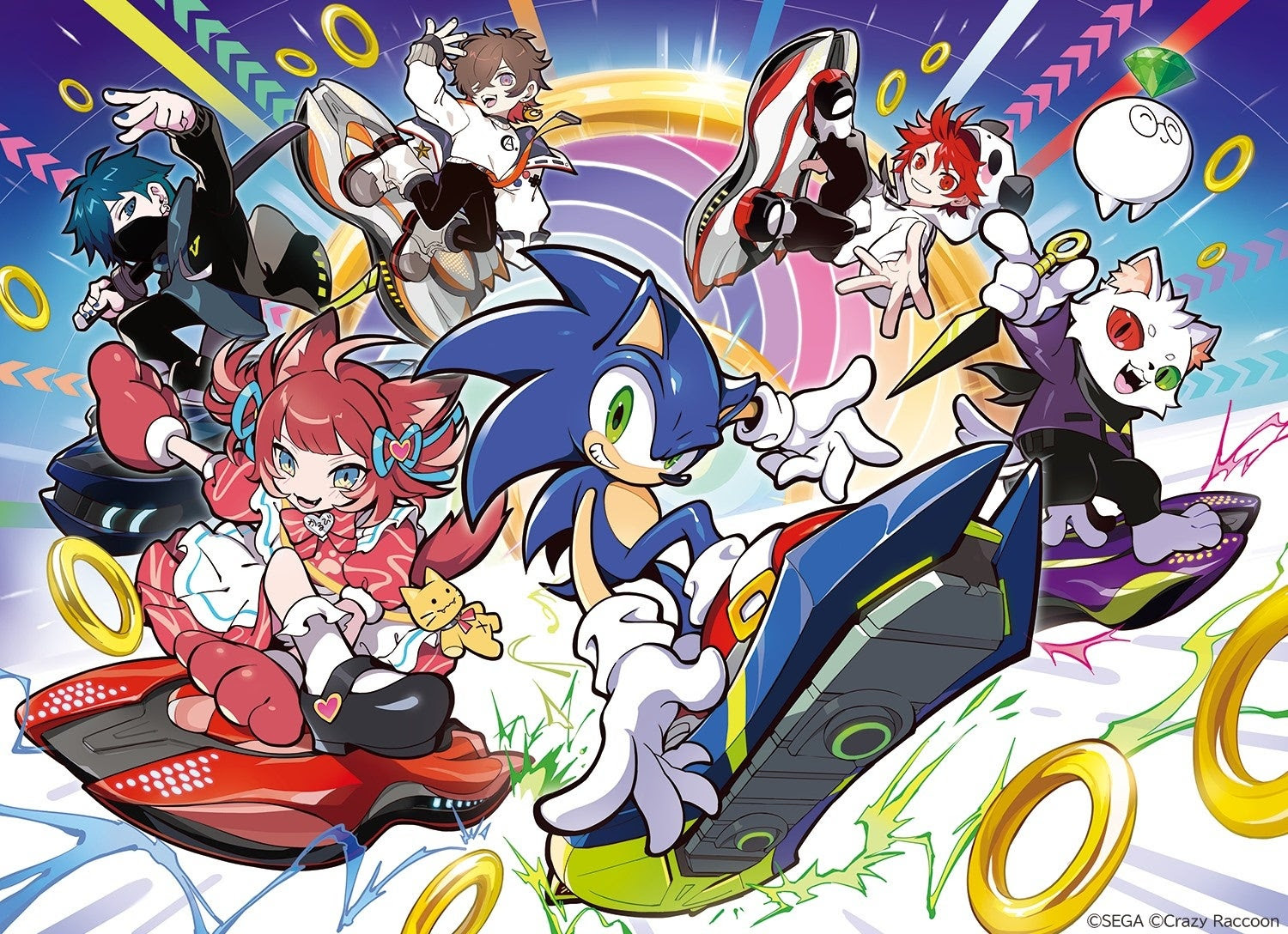 ソニックレーシング クロスワールド」，プロゲーミングチーム「Crazy