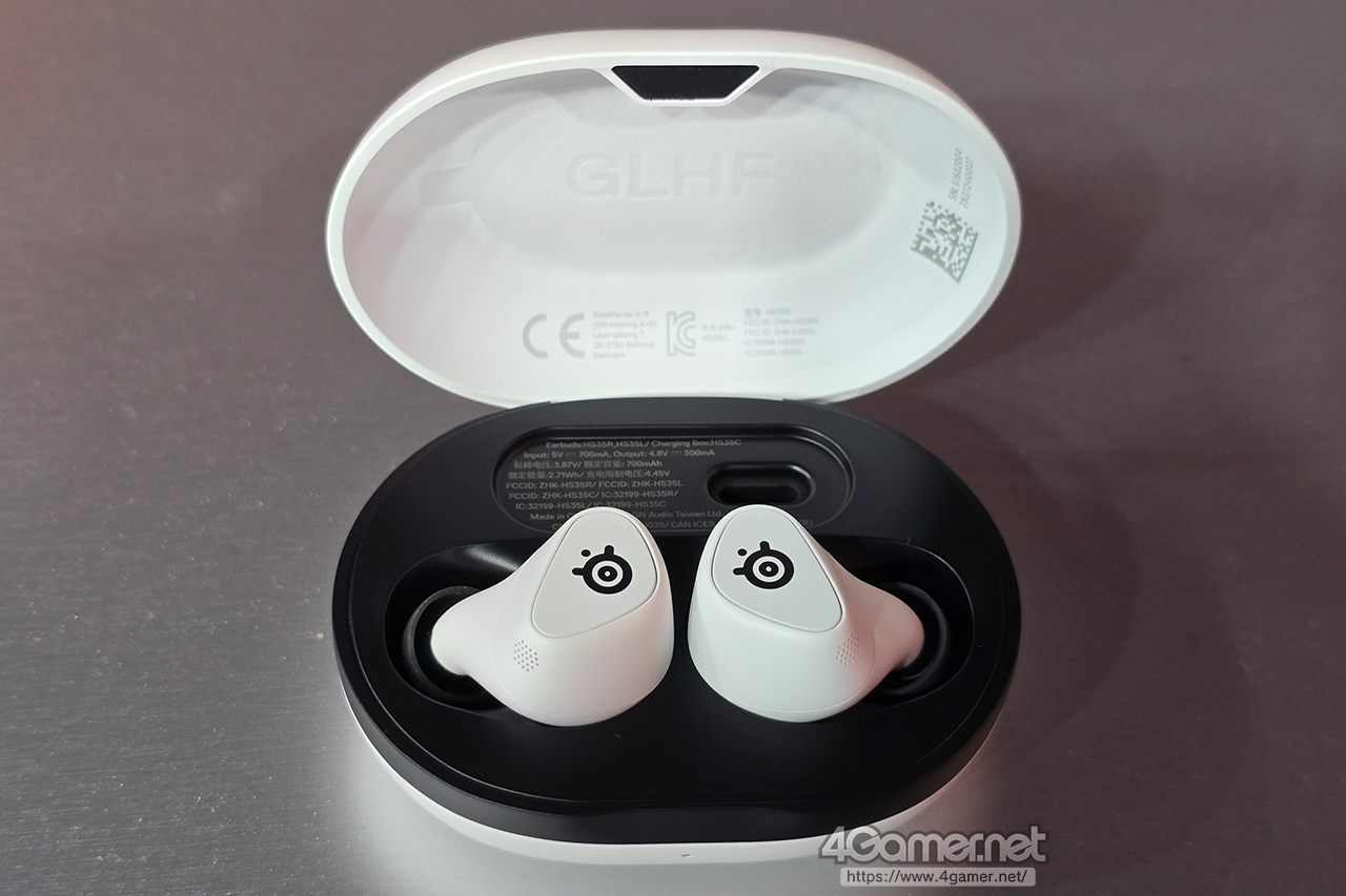 防水＆低遅延の完全ワイヤレスイヤフォン「Arctis GameBuds」と新