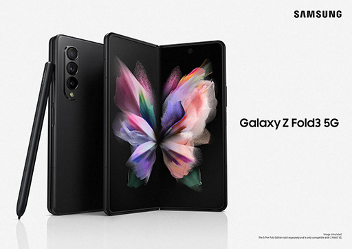 Samsung，折りたたみ式スマホ「Galaxy Z Fold3」と「Galaxy Z Flip3