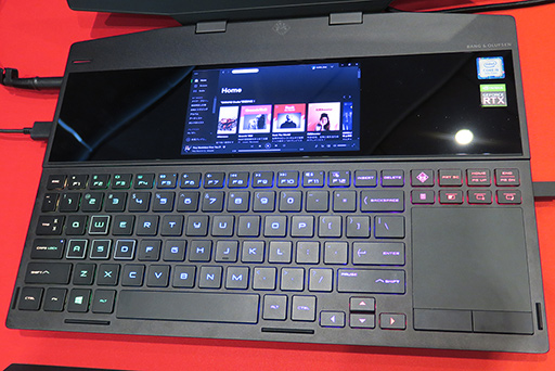 HP，世界初というゲーマー向け2画面ノートPC「OMEN X 2S 15」など2019