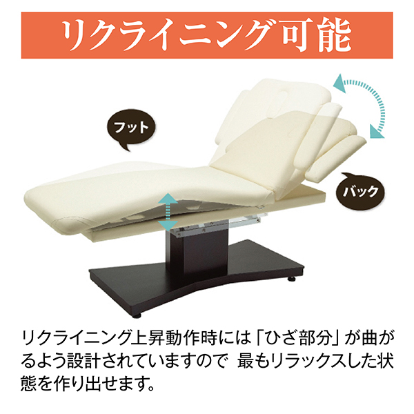 FV-711 ジラフィー 電動エステベッド (アイボリー) | 株式会社