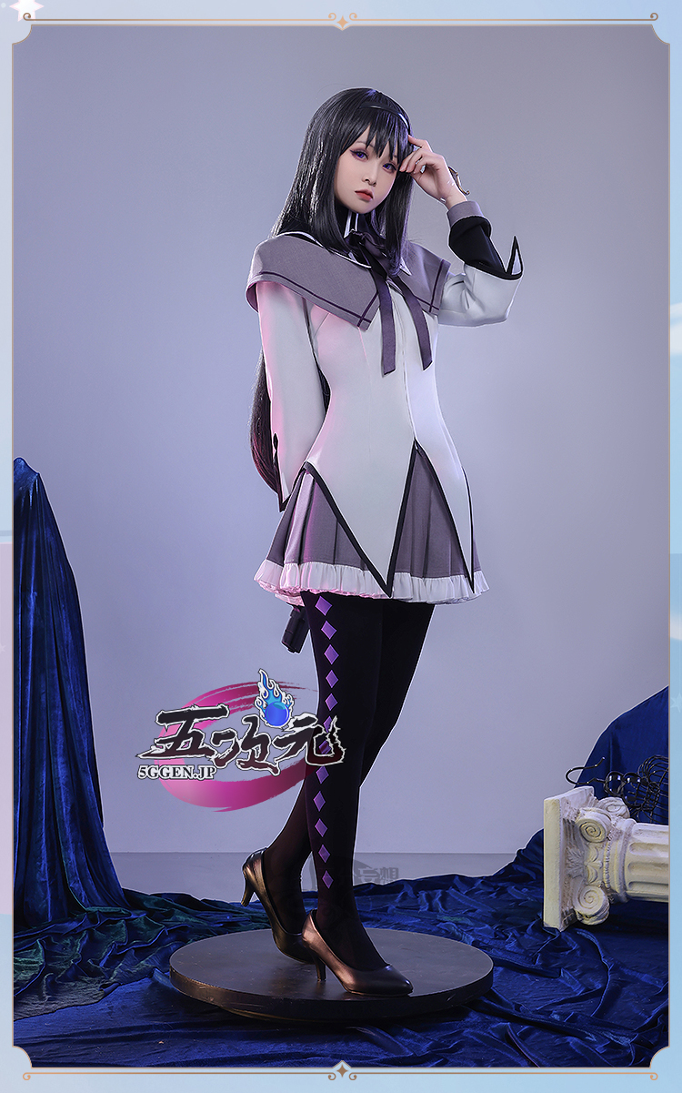 三分妄想 魔法少女まどか☆マギカ コスプレ 暁美 ほむら 衣装