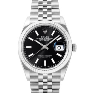 ロレックス デイトジャスト36 Ref.126234 ブライトブラック 新品