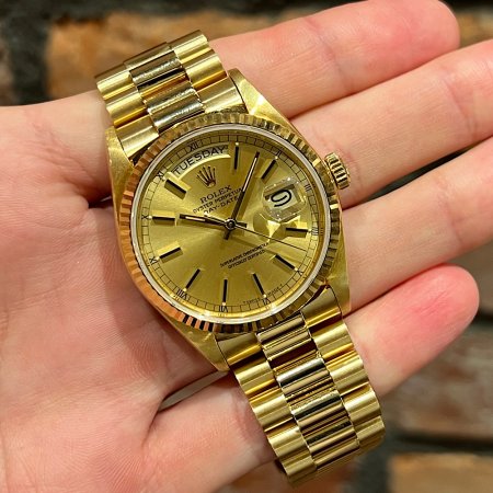 ロレックス デイデイト Ref.18038 シャンパンダイヤル ヴィンテージ