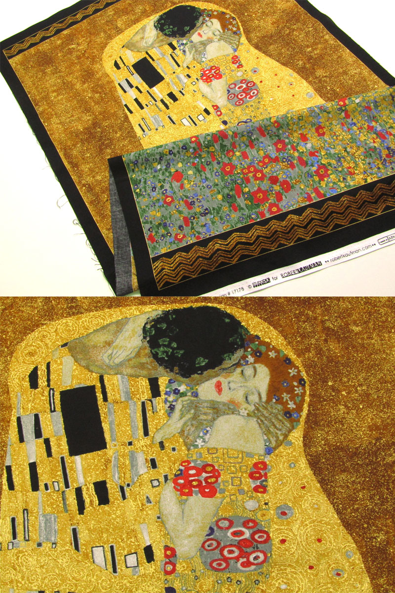 Gustav Klimt 接吻 アートプリント 約60cm x 50cm 高級美術複製画 グスタフ・クリムト 「接吻」 限定300部 発売