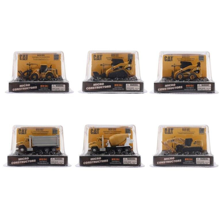 Diecast Masters CAT Micro Constructor Toy Series II In PDQ