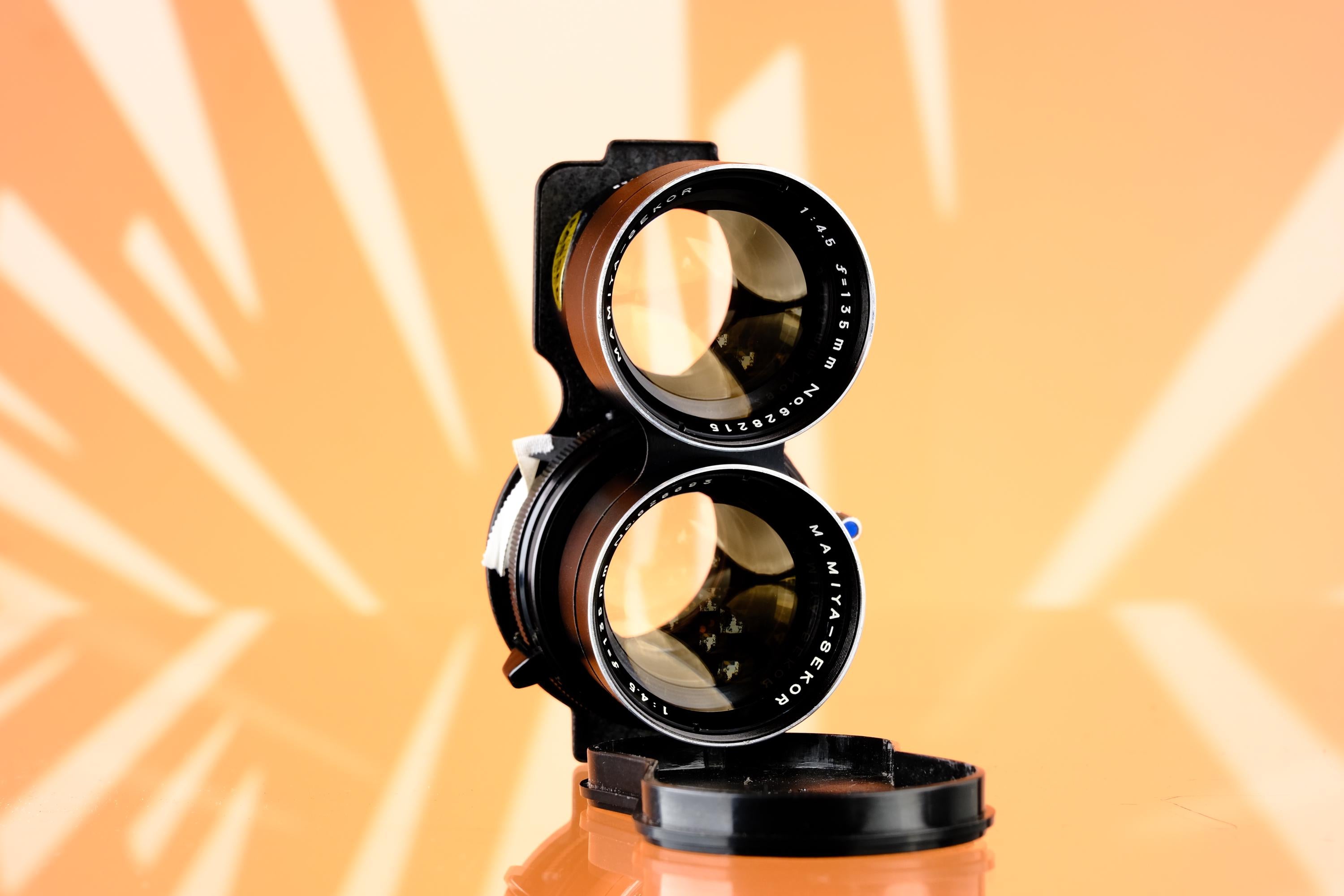 Mamiya-Sekor 135mm 1:4.5 TLR Lens Blue Dot – Coastal Film Lab