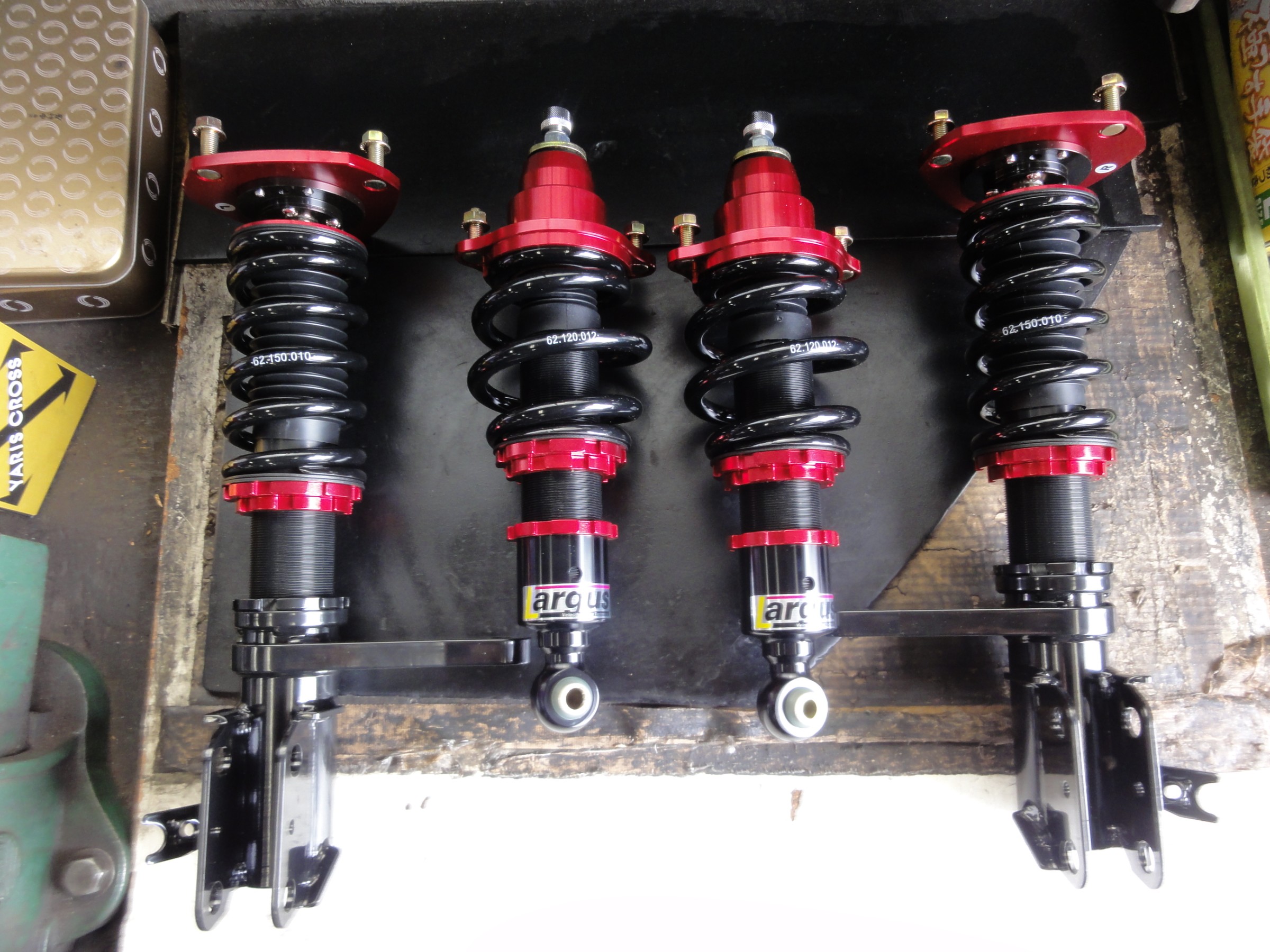 インテグラ（DC5）ラルグス製車高調（持込み）装着＆アライメント作業