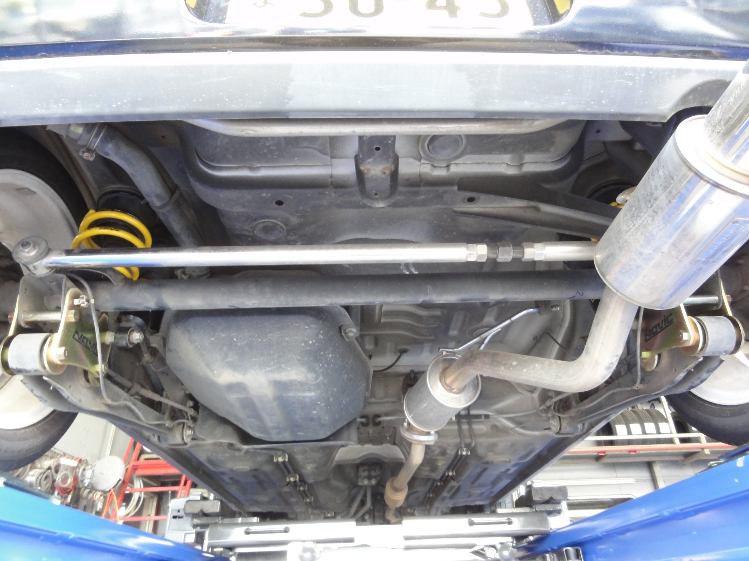 Kei（HN22S）ナビック製「トラクションブラケット」装着＆アライメント