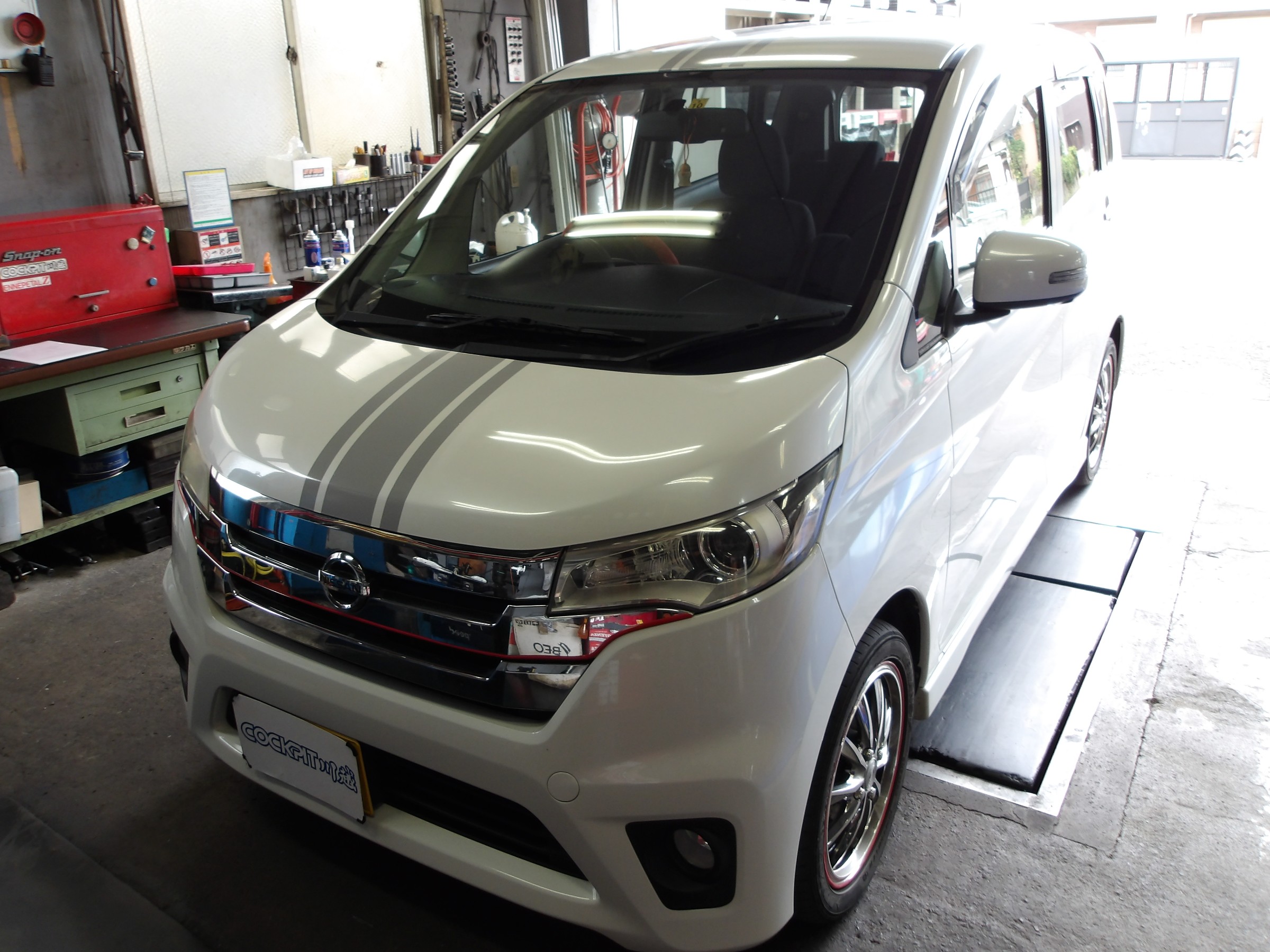 デイズ（B21W）テイン製車高調「STREET BASIS Z」装着＆アライメント