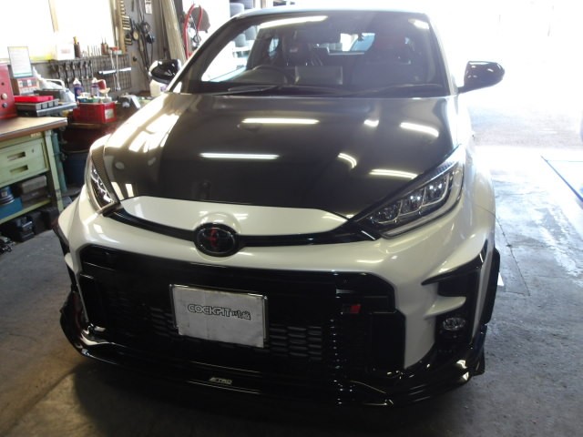 GRヤリス（GXPA16）ガレージG-FORCE製オリジナルダウンサス装着