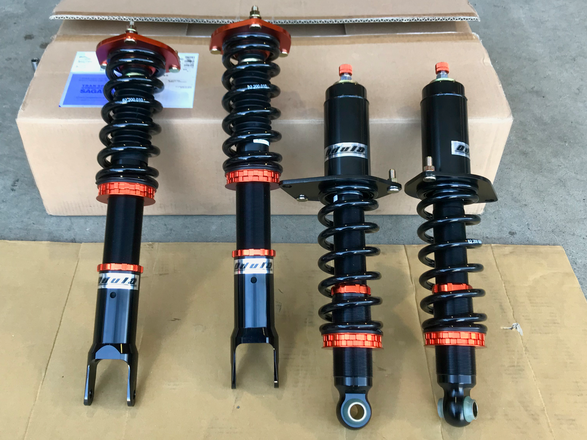 SE3P MAZDA RX-8の足廻りをOVER DRIVEの車高調Odula『蹴脚』で