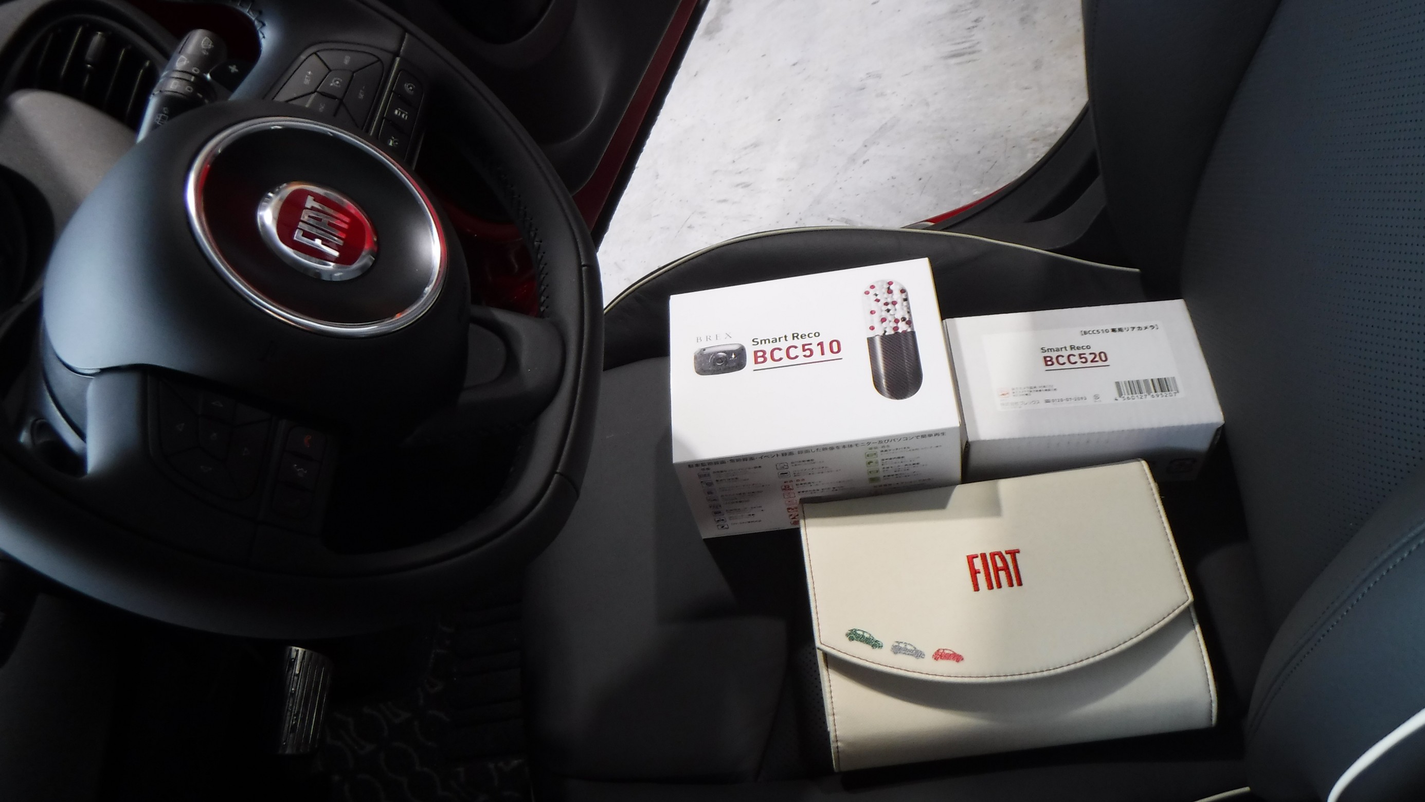 BREX ドライブレコーダー Smart Reco BCC510 & リアカメラ BCC520 取付